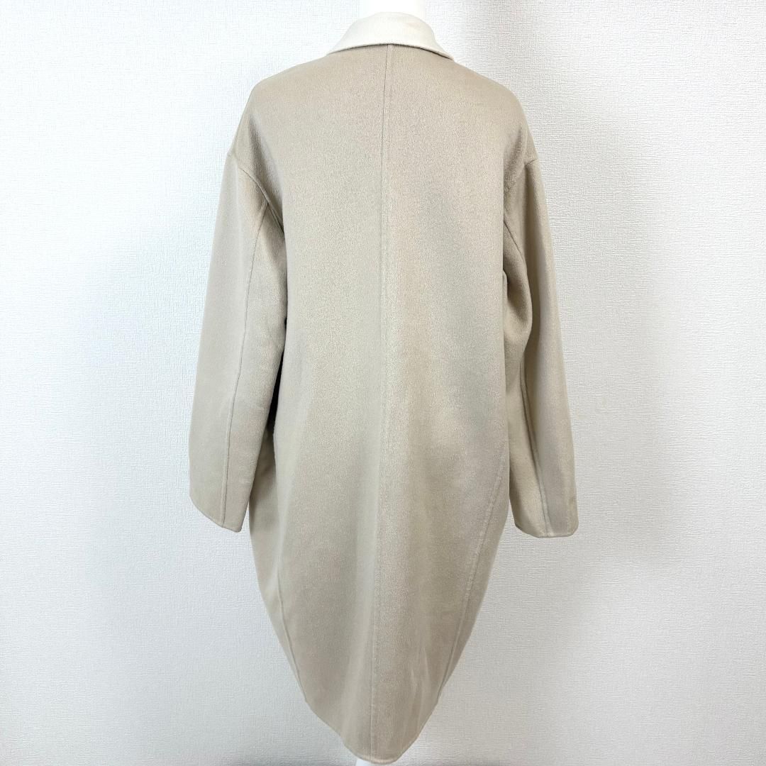 DAISY LIN FOXEY カシミヤコート リバーシブル F ベージュ×白 - メルカリ