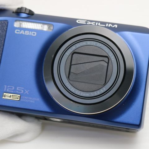 超美品 EX-ZR200 ブルー 即日発送 デジカメ CASIO デジタルカメラ 本体