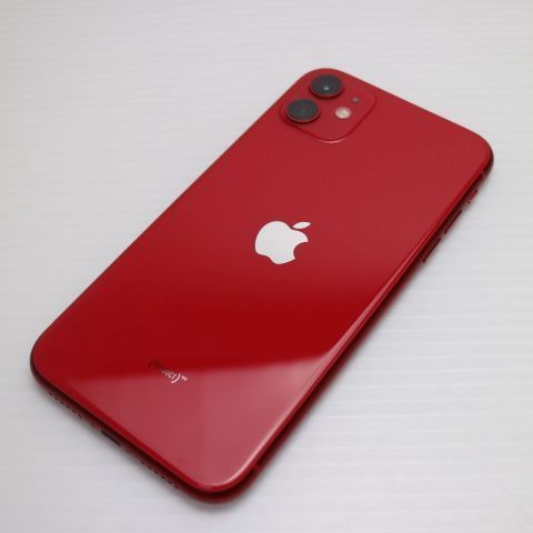 新品同様 SIMフリー iPhone 11 64GB プロダクトレッド スマホ 本体 白