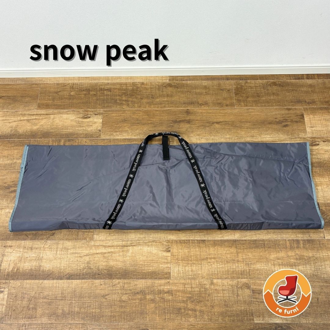 お値下げ！ peak ワンアクションテーブルロング　 収納ケース付き snow peak ワンアクションテーブルロング竹 専用収納ケース