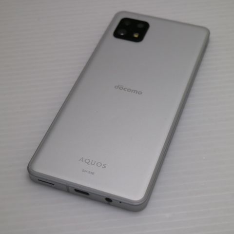 新品同様 SH-54B AQUOS sense6 シルバー ガラケー 白ロム 本体 即日