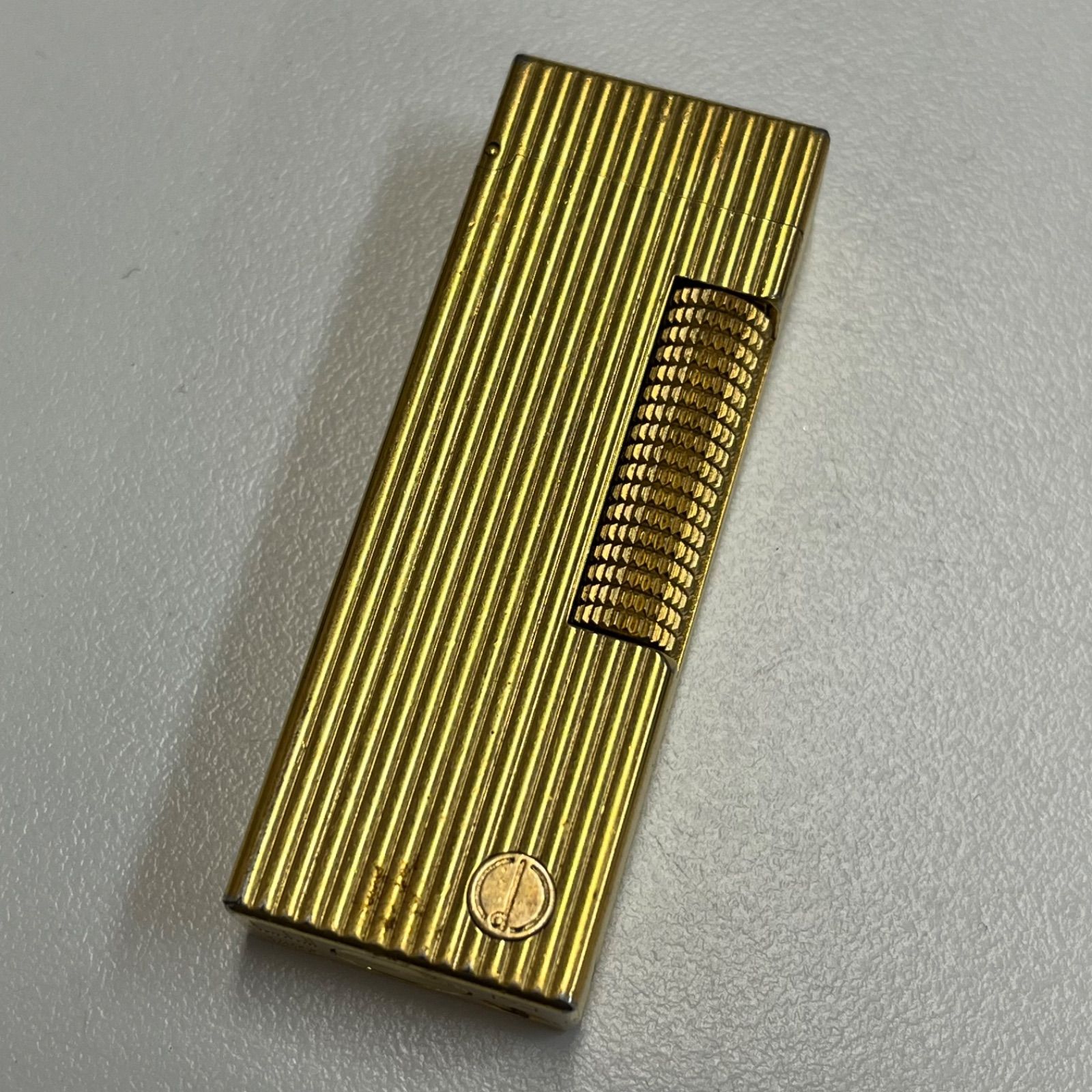 ダンヒル dunhill ガスライター ゴールドカラー ゴールド ローラー式 