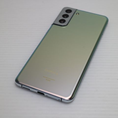 新品同様 Galaxy S21+ 5G SCG10 ファントムシルバー 白ロム 本体 即日
