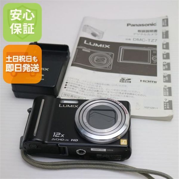 DMC TZ 7 ブラック Panasonic LUMIX デジカメ 本体 01000