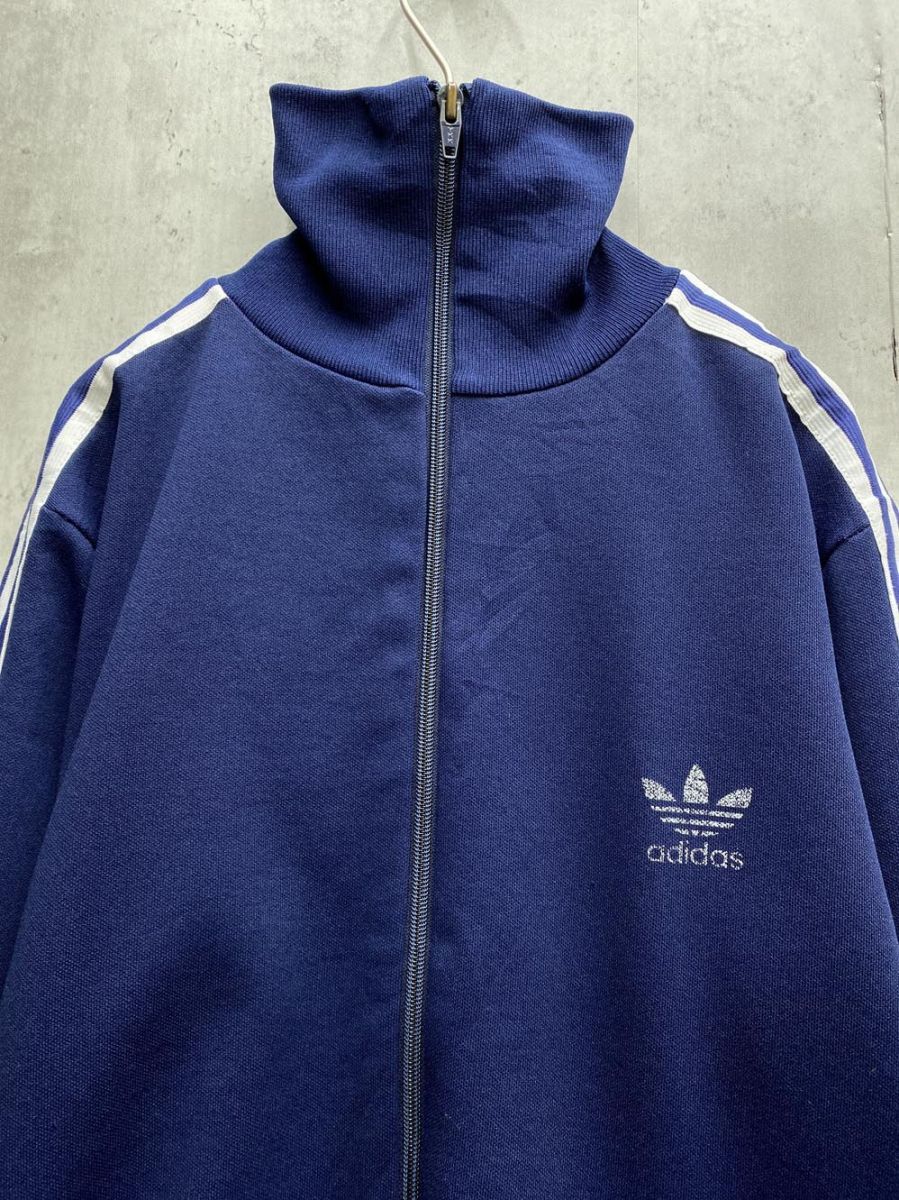 adidas アディダス トラック ジャケット size46/ネイビー ◇□メンズ