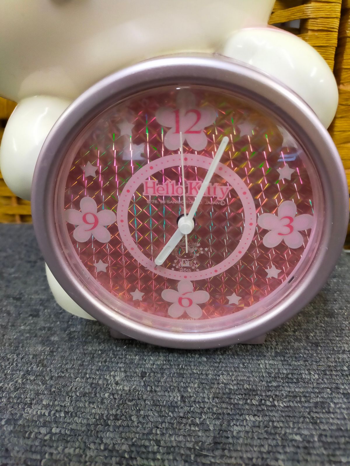 ジャンク】ハローキティ 目覚まし時計 声のみ可 動作不良 サンリオ
