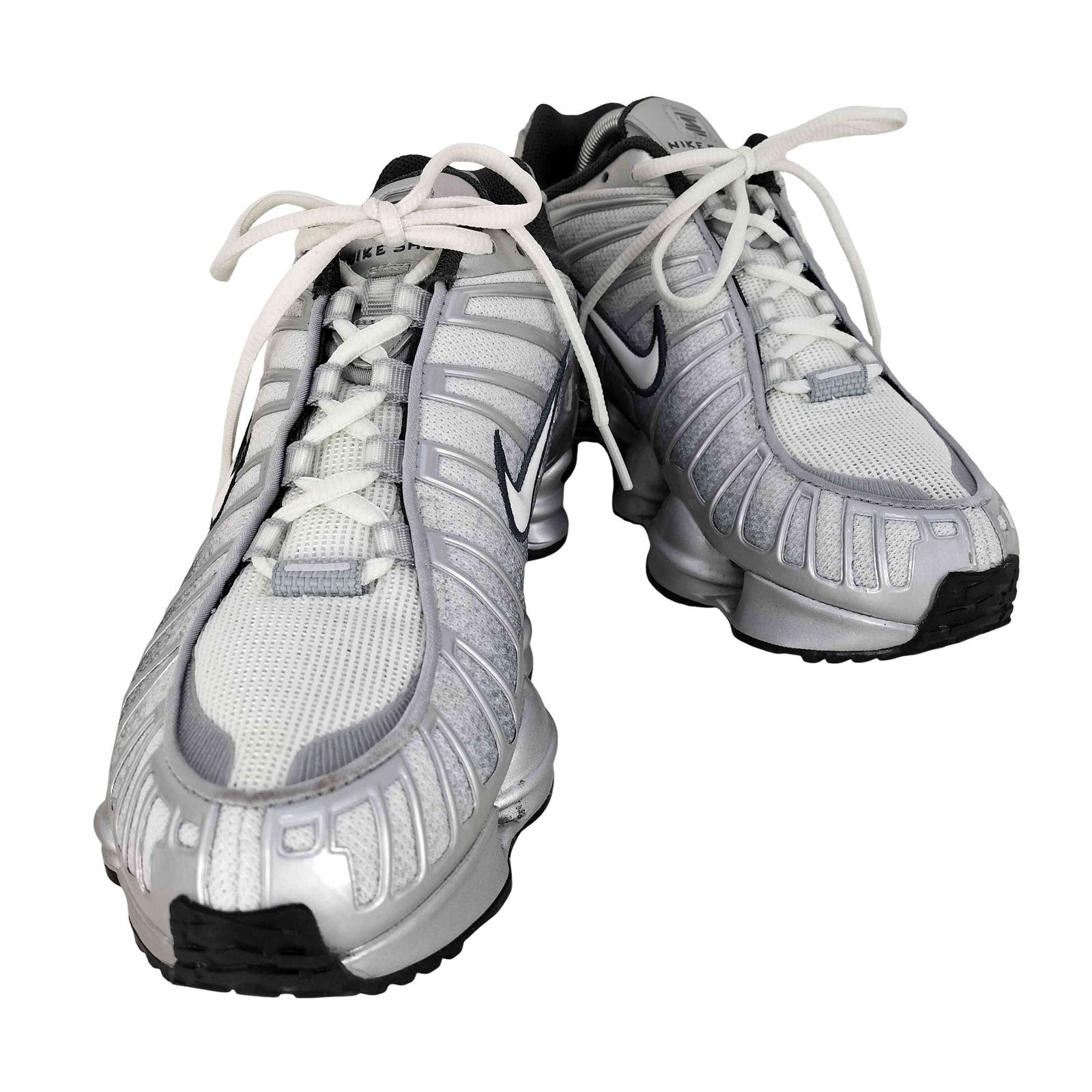 ナイキ NIKE SHOX TL PRINT METALLIC SILVER/SUMMIT WHITE-WOLF GREY