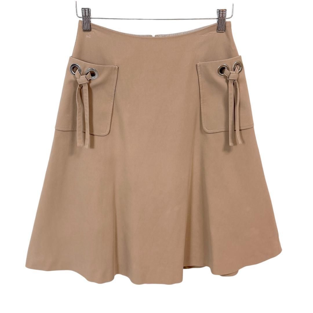 FOXEY NEW YORK コレクション フレアスカート ポケット 38 無地