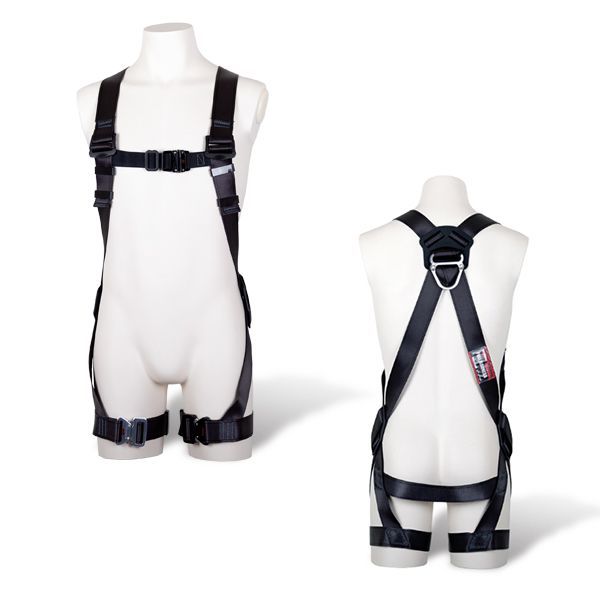 藤井電工 黒影ハーネス TH-504-OT サイズM ベルト色DG