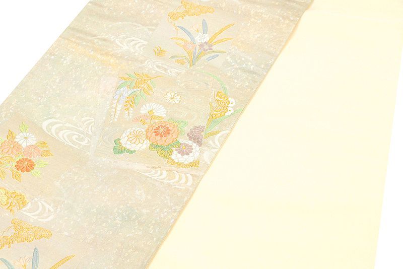 西陣工芸本金虹箔錦織袋帯