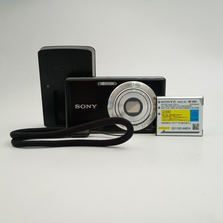 【美品・動作確認済】SONY Cyber-shot ブラックDSC-W530 SONY Cyber-shot DSC-W530 ブラック コンパクトデジタルカメラ 〇
