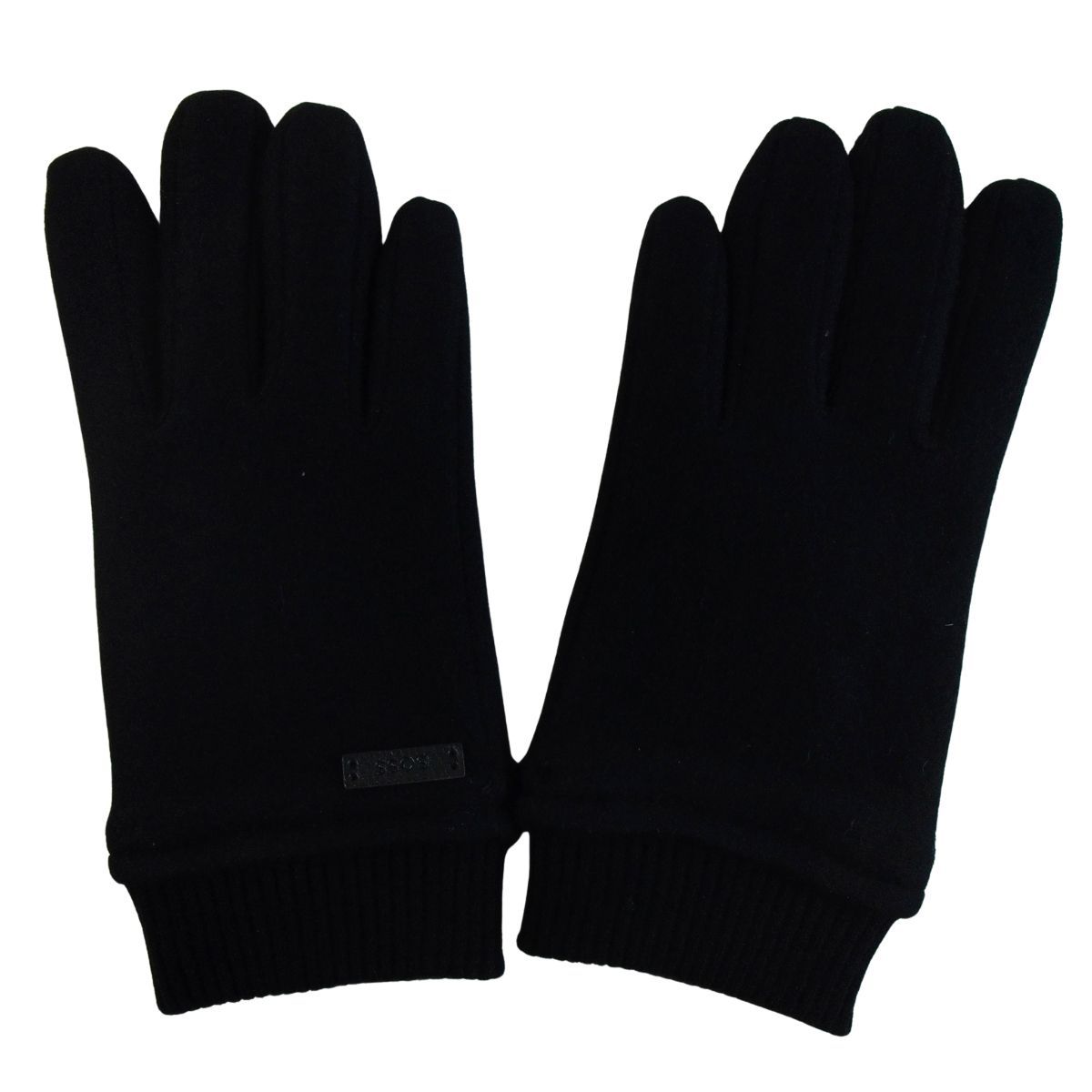 HUGO BOSS ヒューゴボス ボス 手袋 グローブ メンズ Kalsper ブラック ウール 羊毛 HB-579
