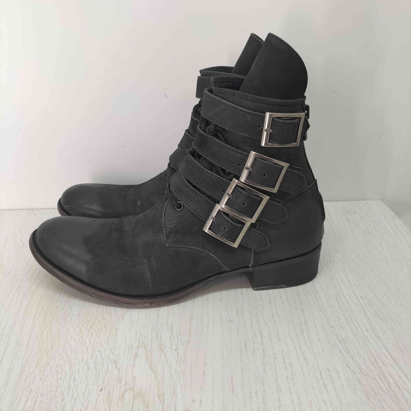 バジュラ bajra ベルトデザインブーツ レディース 1