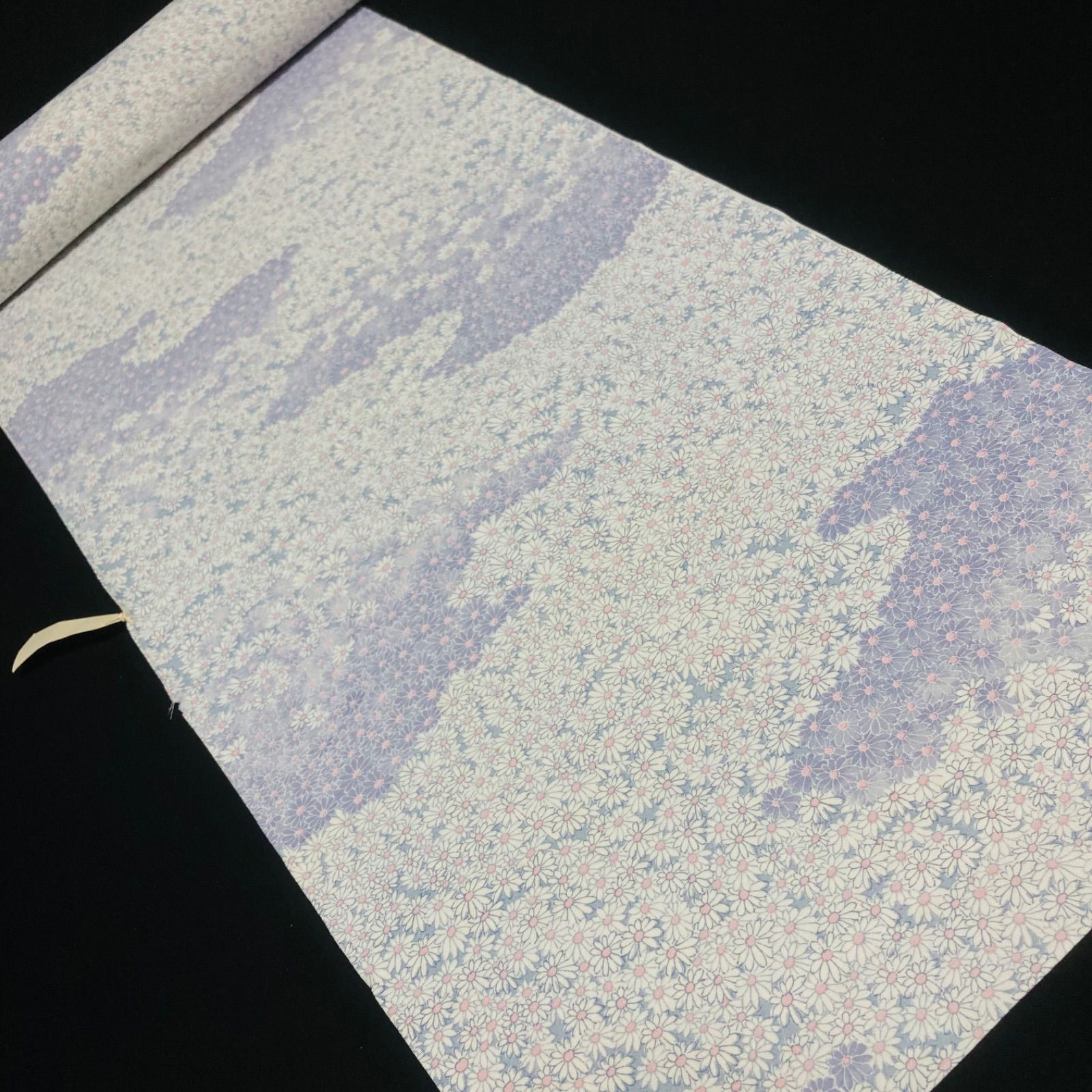 着物と帯オレンジ y 143◾️割と なポリエステル化繊着尺反物5点◾️