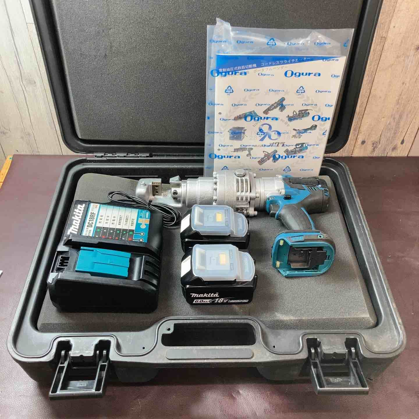 品 オグラ Ogura 18 V コードレス鉄筋カッター HCC-16 BL フルセット品