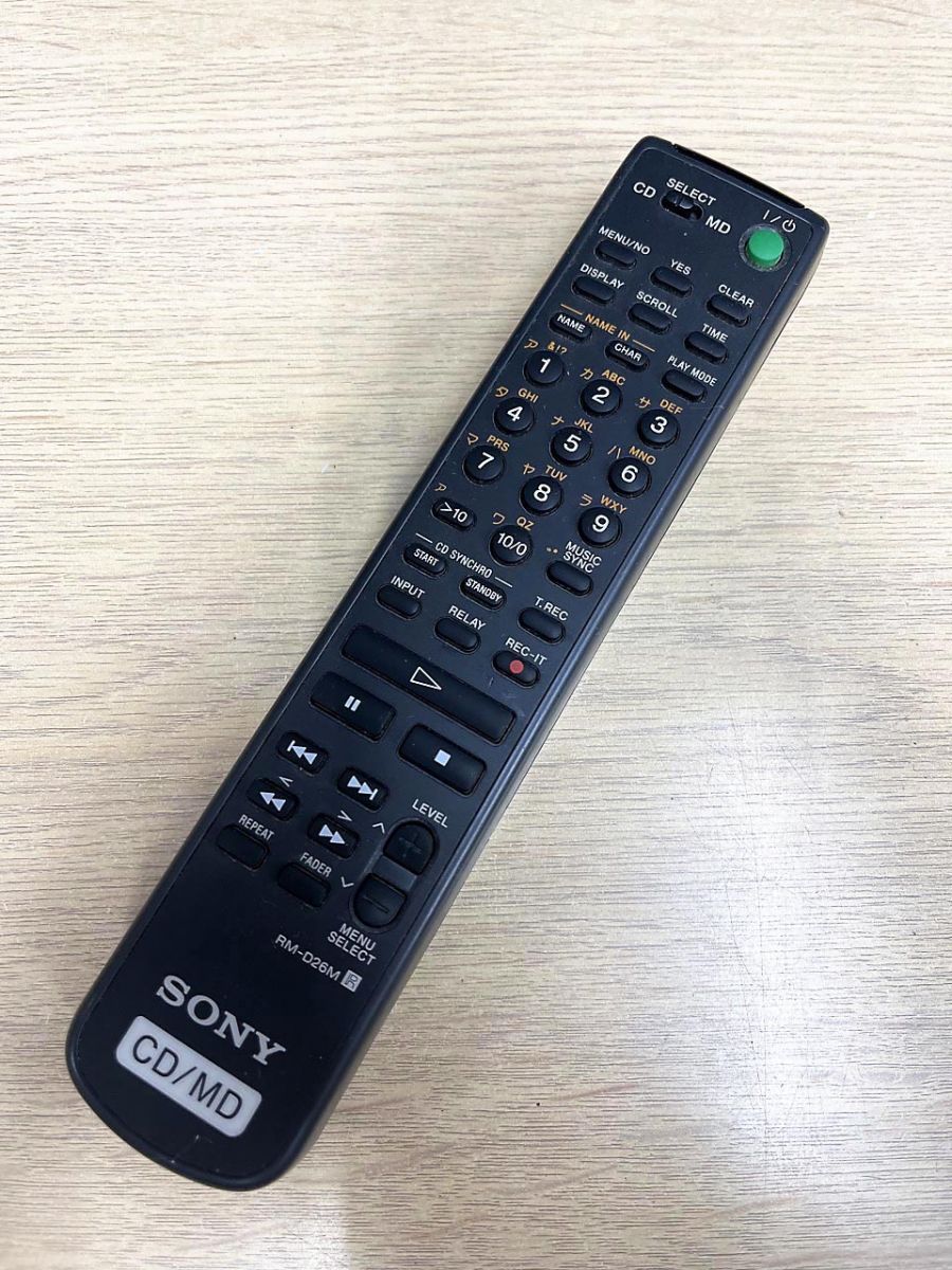 SONY ソニー オーディオ リモコン RM-D26M - メルカリ