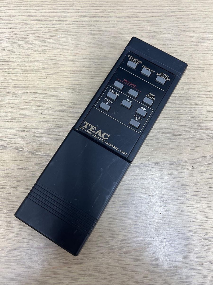 TEAC ティアック カセットデッキ リモコン RC-393 - メルカリ