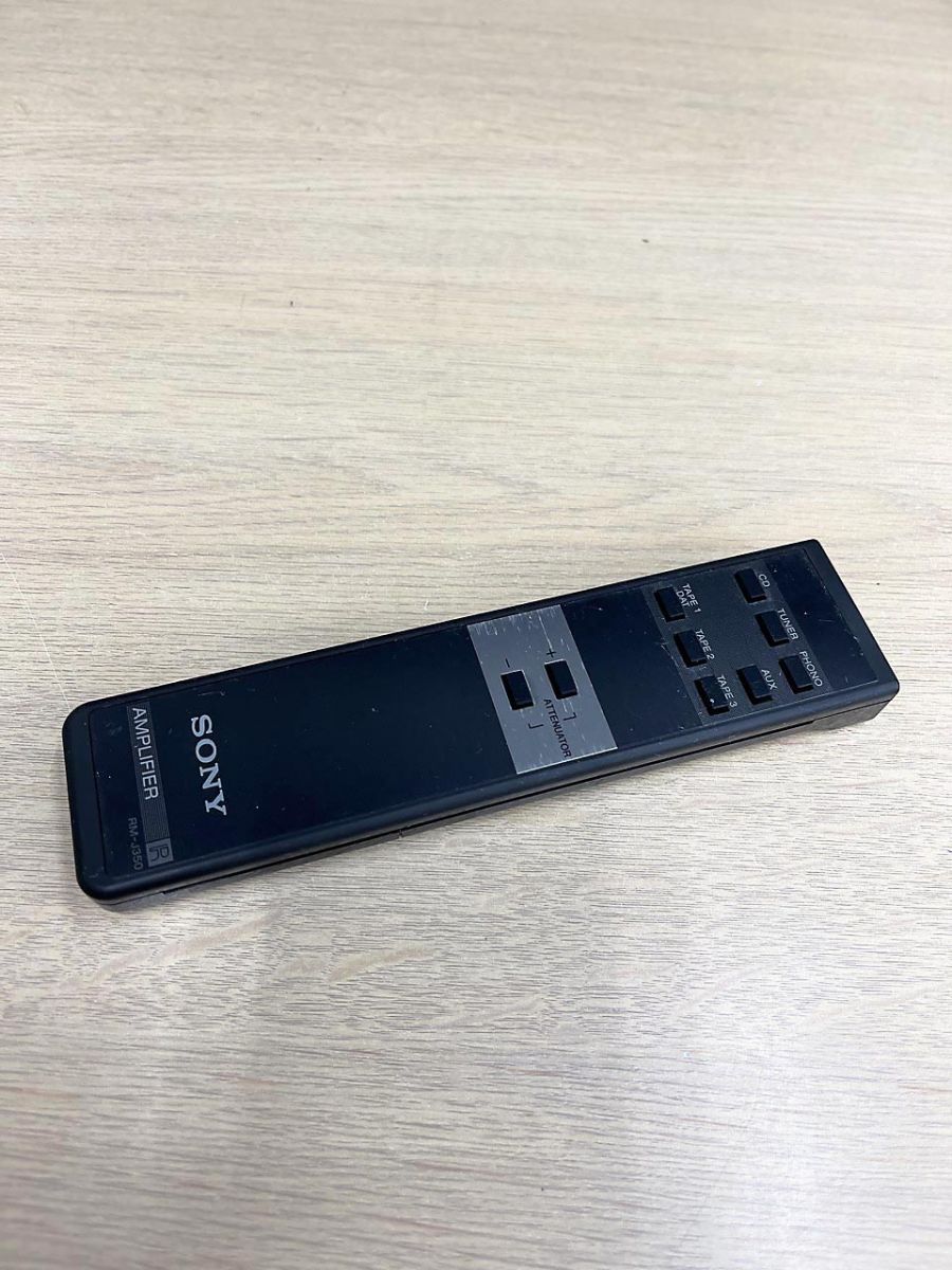 SONY ソニー アンプ リモコン RM J 350