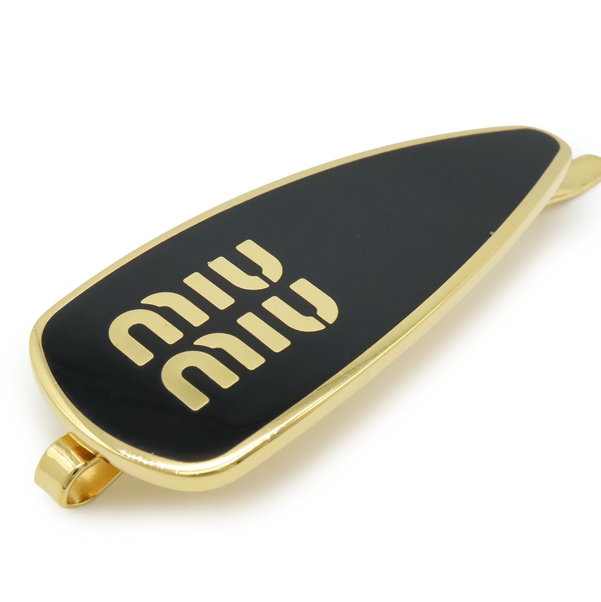 Miu Miu ミュウ ミュウ ミュウミュウ ロゴ ヘアピン ヘアアクセサリー