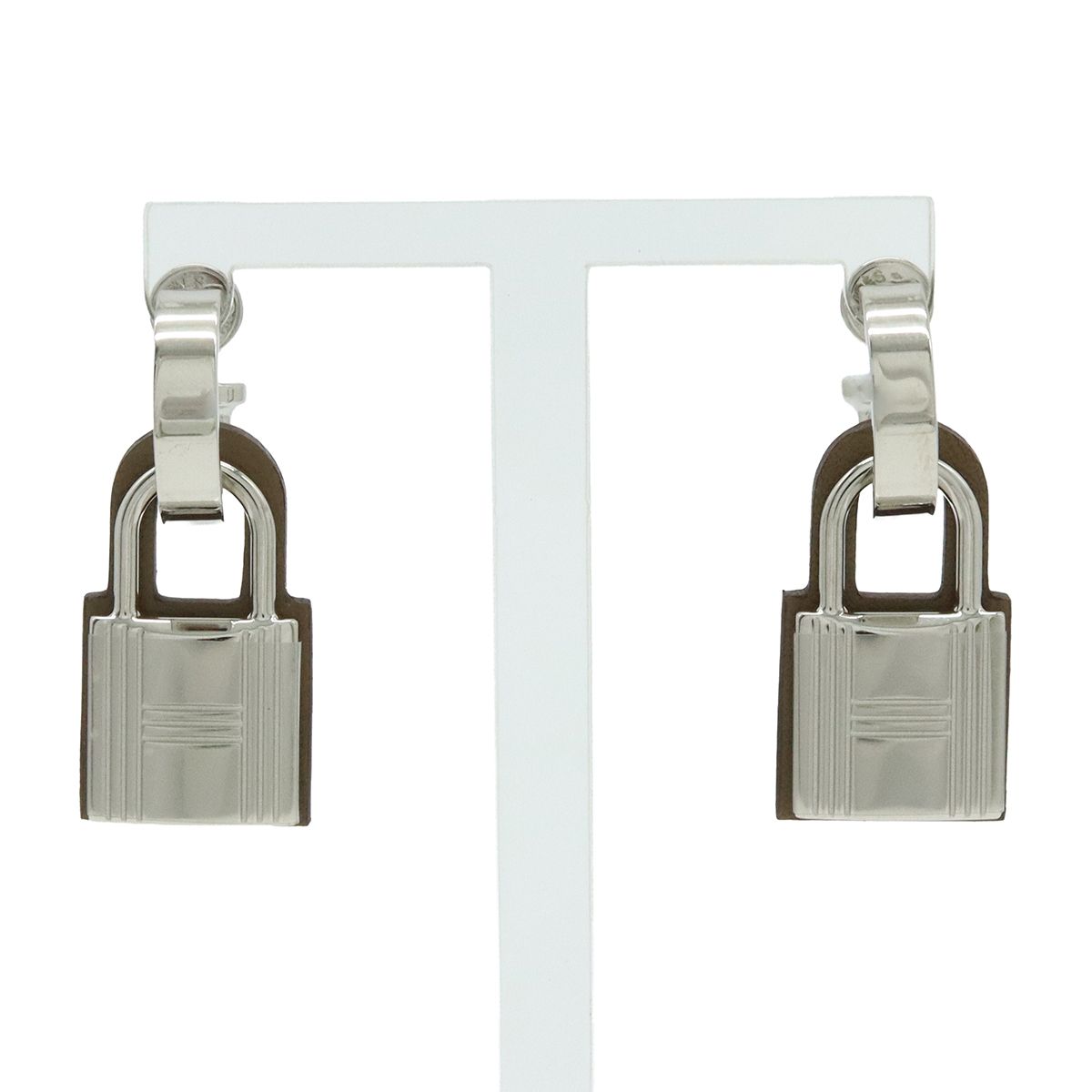 HERMES エルメス オーケリー ピアス カデナモチーフ フープピアス