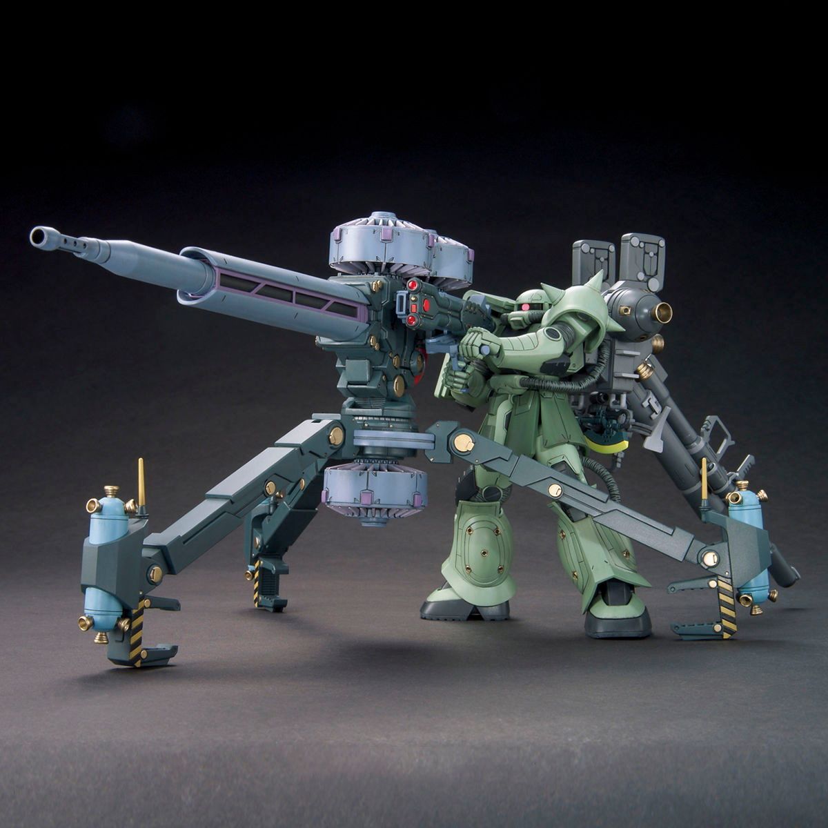 HG 1/144 量産型ザク＋ビッグ・ガン(ガンダム版) 塗装済み 再販) HG 1/144 量産型ザク+ビッグ・ガン(GUNDAM THUNDERBOLT Ver