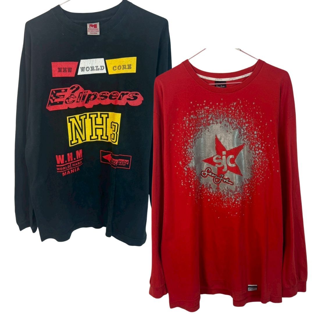 古着卸 古着まとめ売り ロンT 長袖Tシャツ カットソー グラフィックt