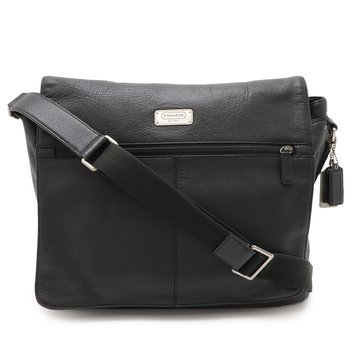 COACH コーチ メッセンジャーバッグ ショルダーバッグ 斜め掛け レザー