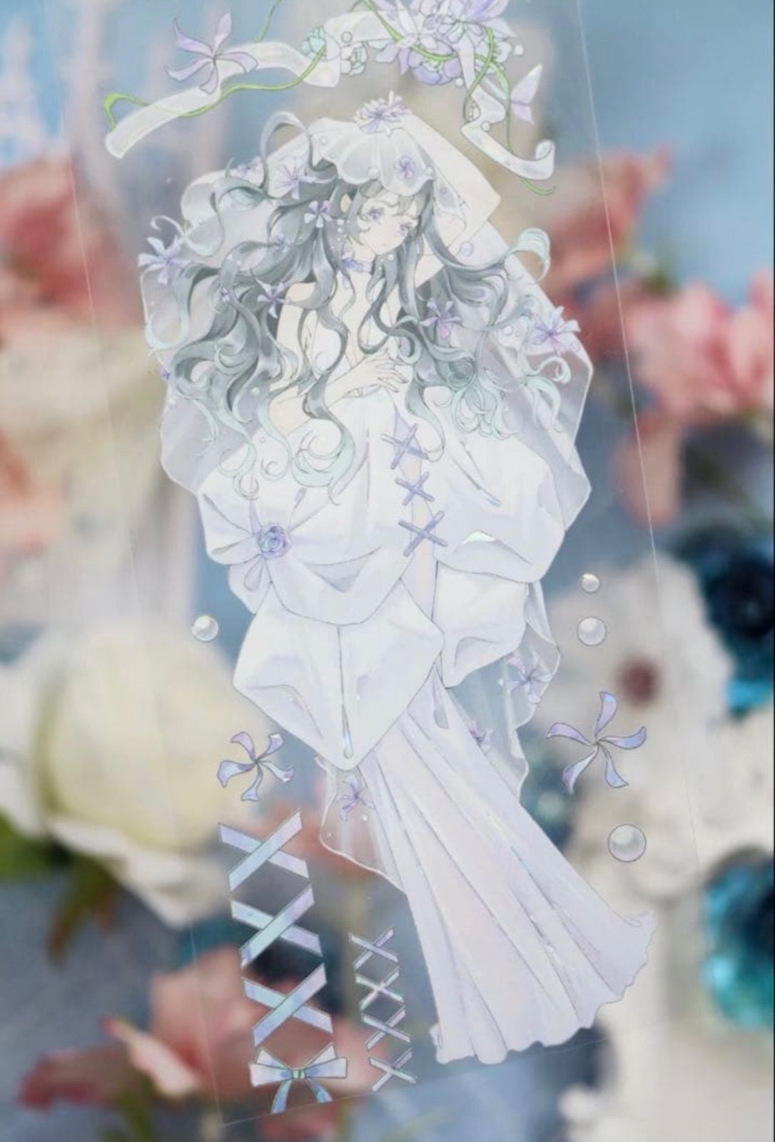 ♡SALE♡ 贝壳光 6.5cm×10m 愿挽纱 海外マスキングテープ 海外マステ