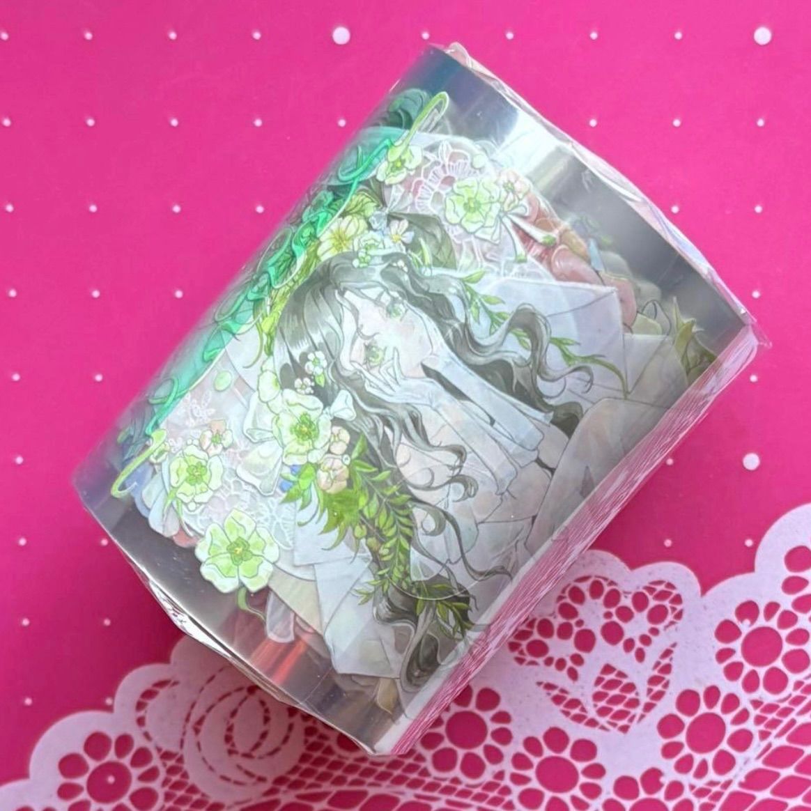 ♡SALE♡ 贝壳光 6.5cm×10m 愿挽纱 海外マスキングテープ 海外マステ