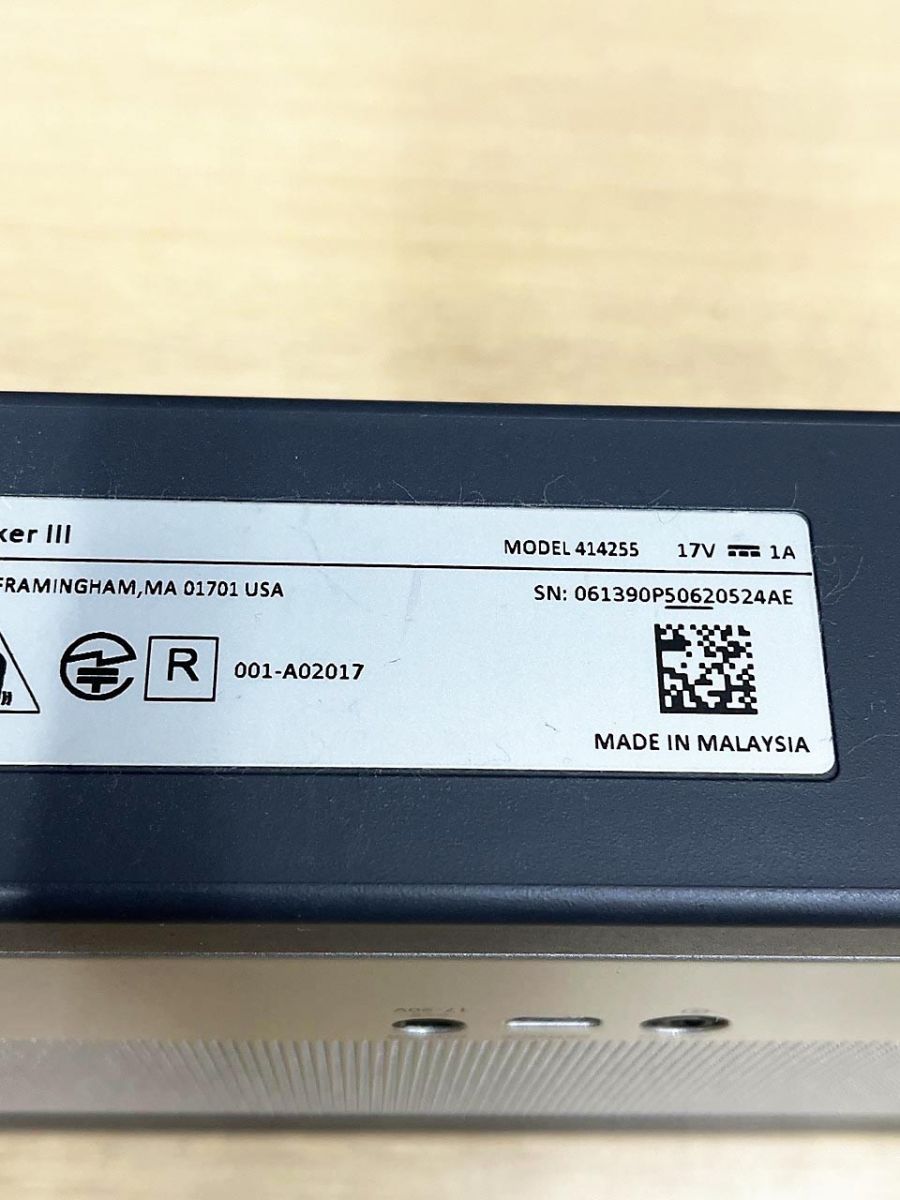 BOSE ボーズ Soundlink Bluetooth speaker III スピーカー 414255