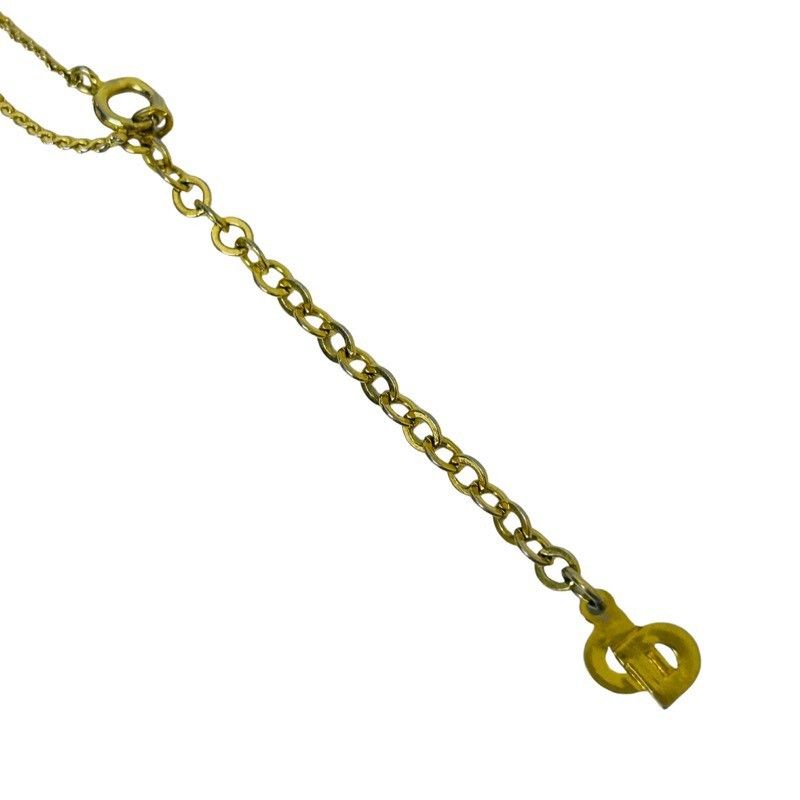 Dior ディオール CDロゴ ネックレス ゴールド メッキ アクセサリー
