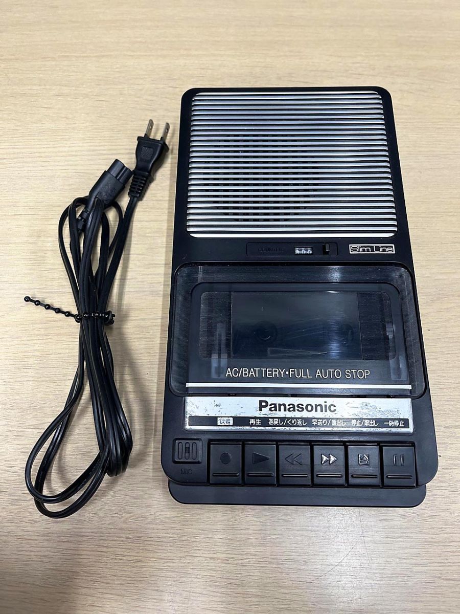 Panasonic パナソニック ポータブルカセットレコーダー スリムライン