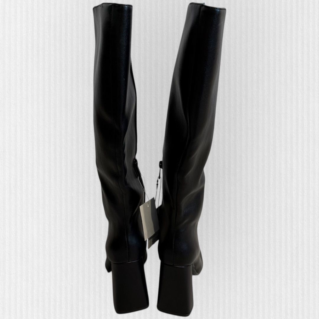 タグ付き新品】ZARA ザラ 24cm ロングブーツ ポインテッドトゥ