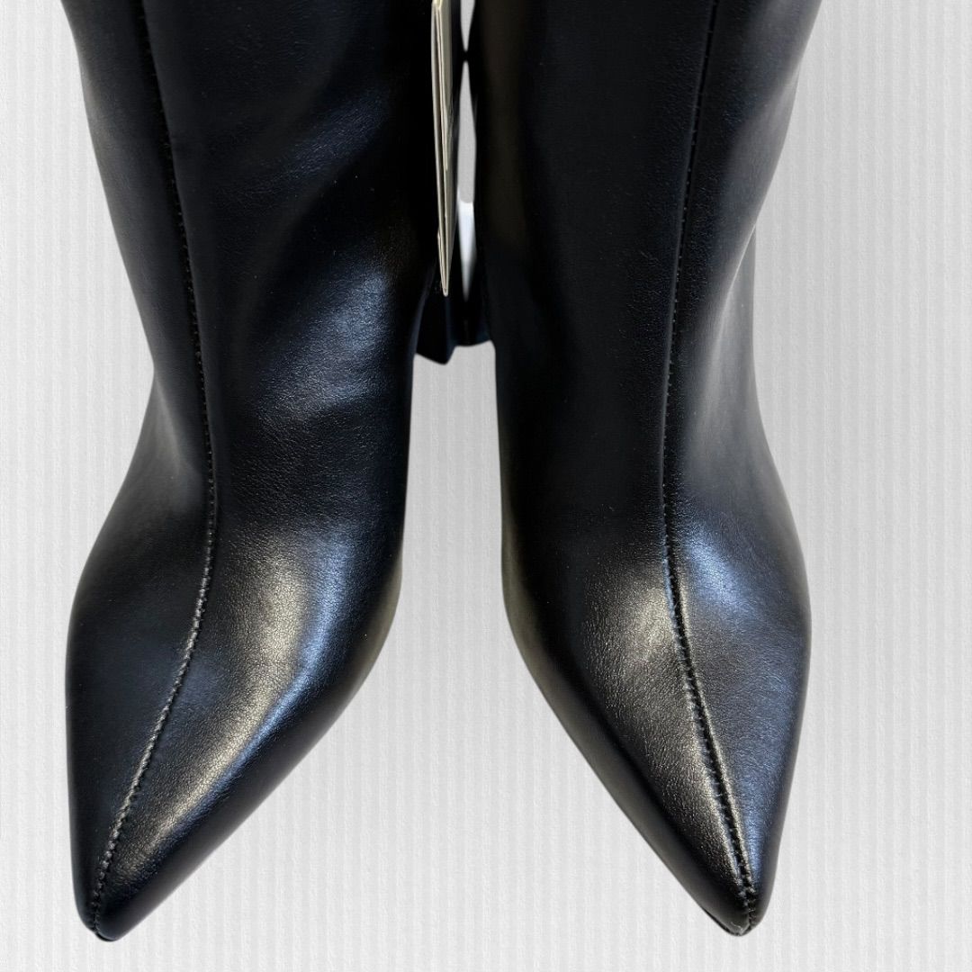 タグ付き新品】ZARA ザラ 24cm ロングブーツ ポインテッドトゥ