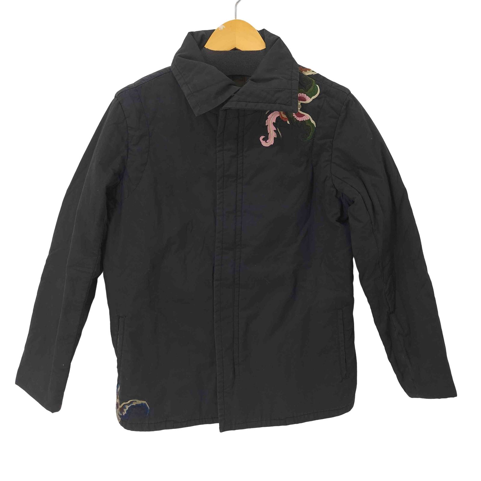 ワイズビスリミ Ys bis LIMI バタフライ刺繍 中綿ジャケット