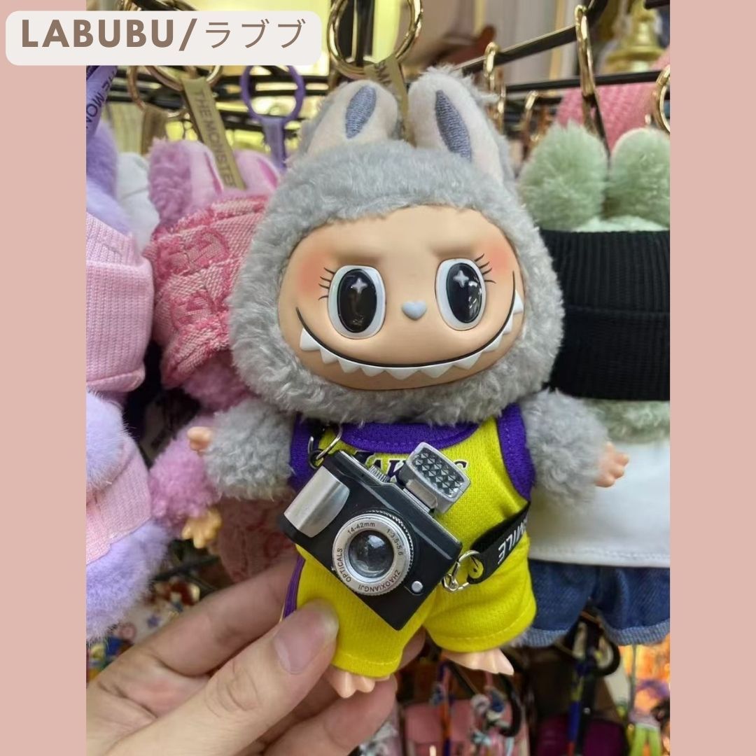 Labubu ラブブ ぬいぐるみ マスコット キーホルダー Lakers 着せ替え