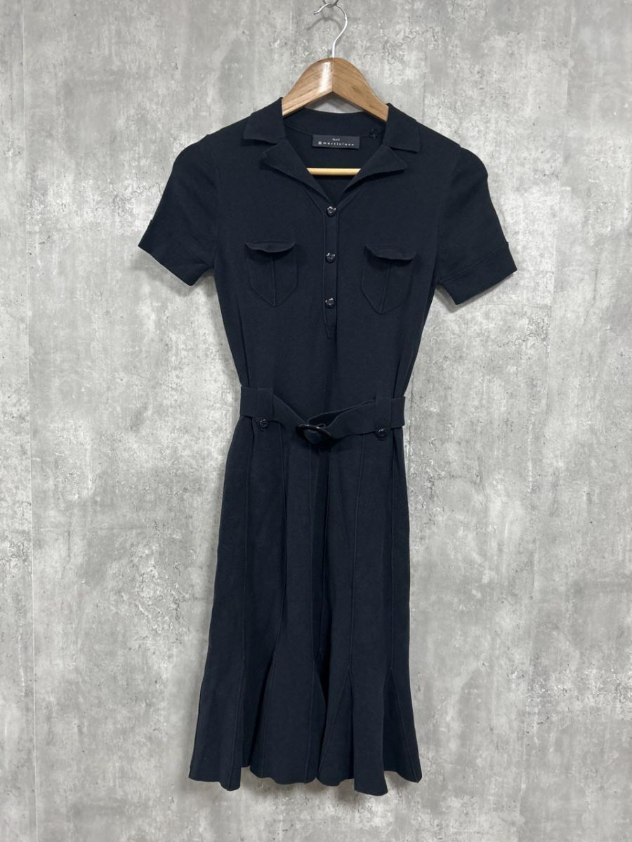 martinique マルティニーク サマーニット Aライン ワンピース size36