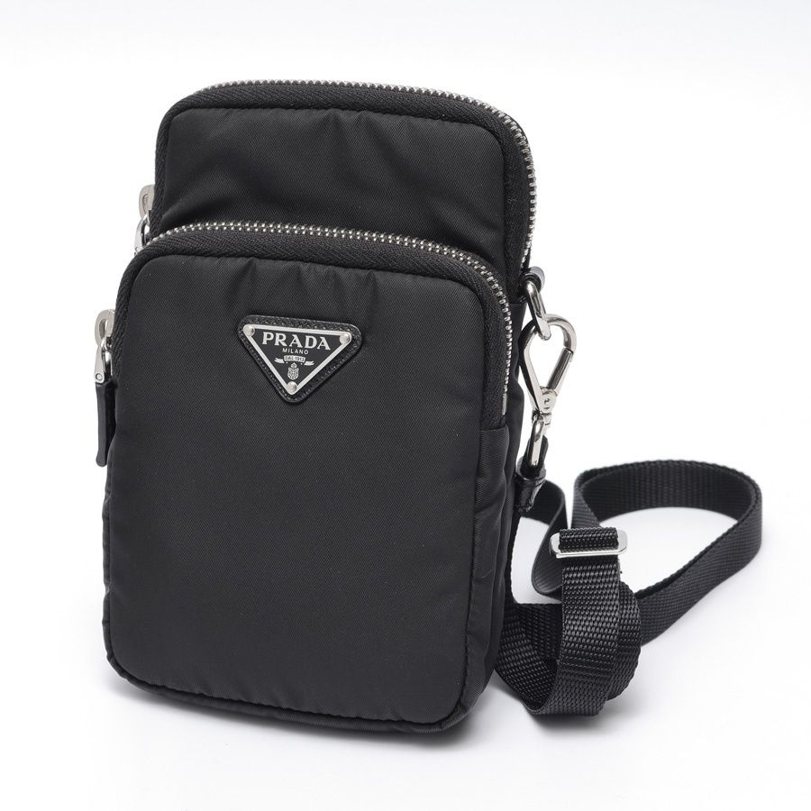 プラダ PRADA Re-Nylon スマートフォンケース ショルダーポーチ 2 ZT 024 ナイロン ブラック 商品番号 E-159648