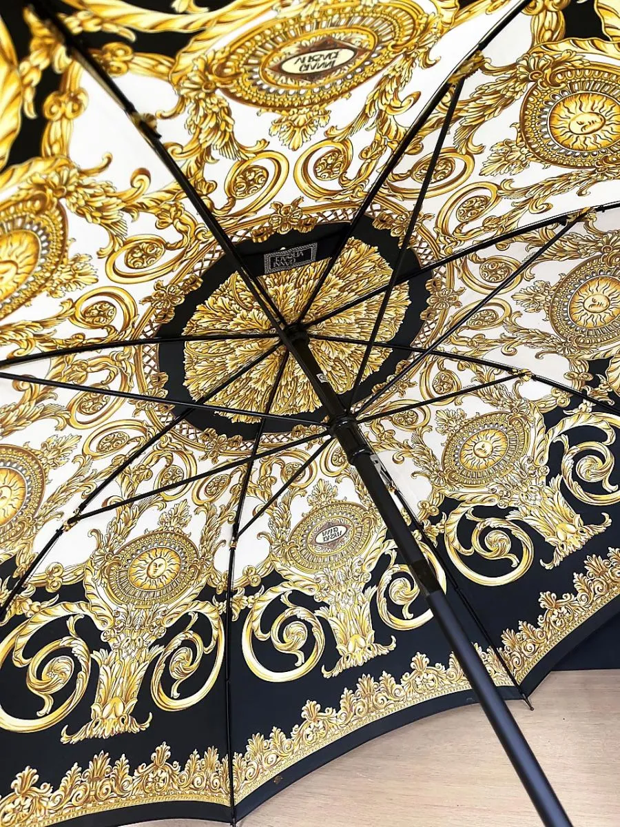 ヴェルサーチ GIANNI VERSACE 長傘 雨傘 バロック模様 全長88cm 雨具