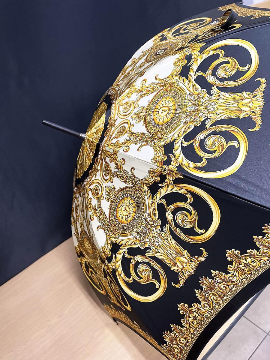 ヴェルサーチ GIANNI VERSACE 長傘 雨傘 バロック模様 全長88cm 雨具