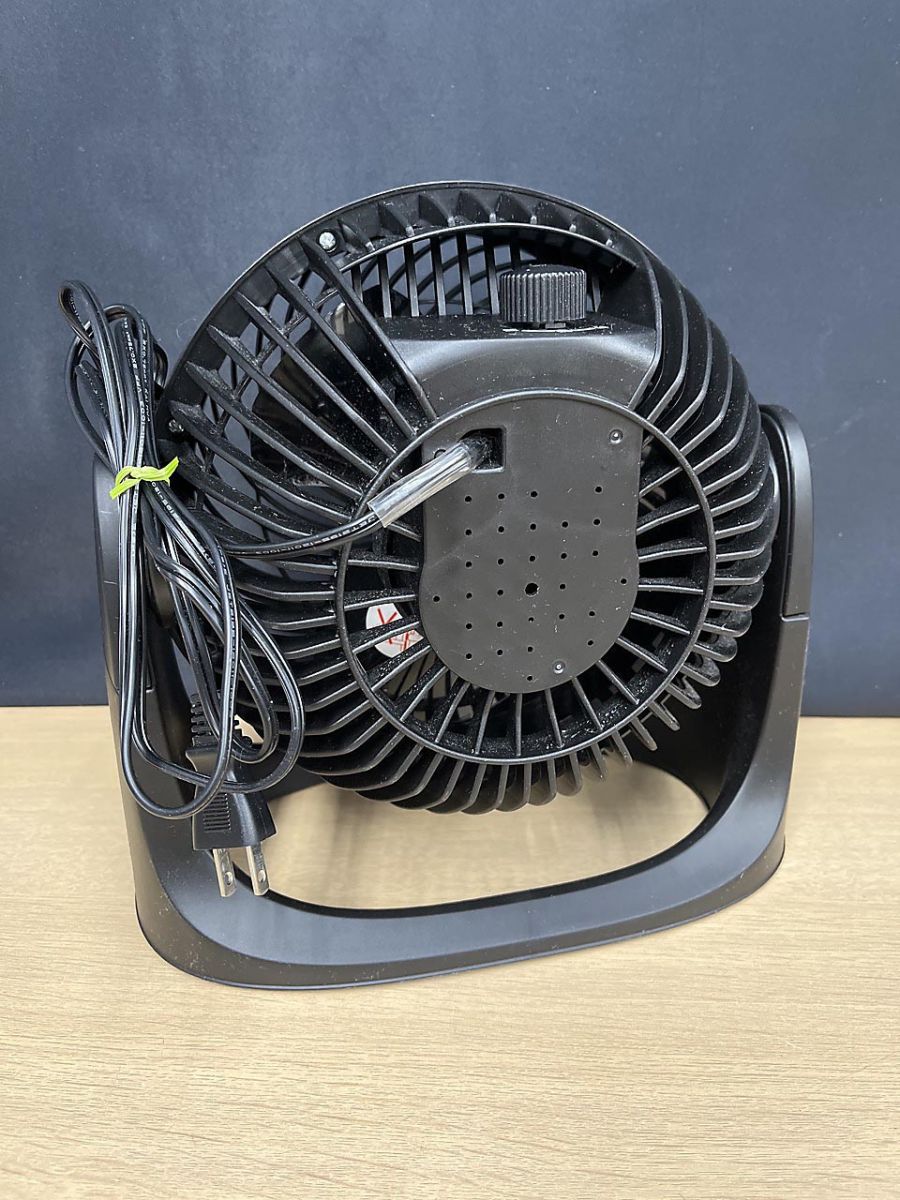 YAMAZEN 山善 エアー サーキュレーター 18cm 風量2段階 ブラック YAS