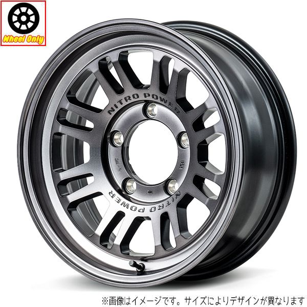 ジムニー JB64 JB23 16インチ アルミホイール 5穴139.7 | MID ナイトロパワー M16 アサルト 5.5J +20 1本