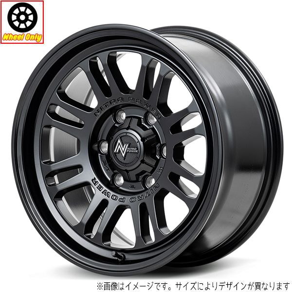 ハイエース 16インチ アルミホイール 6穴139.7 | MID ナイトロパワー 