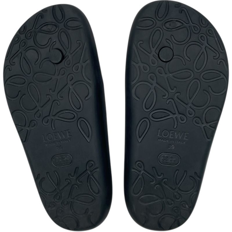 ロエベ LOEWE アナグラムロゴトングサンダル L616S03X02 ブラック