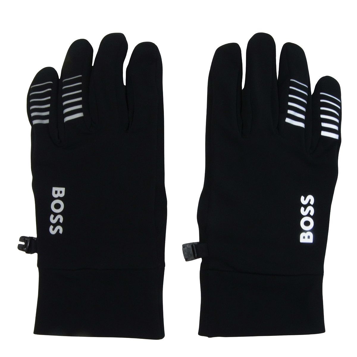 HUGO BOSS ヒューゴボス 手袋 グローブ ◆ メンズ Running ストレッチフリース タッチパネル タッチスクリーン スマホ スマートフォン タブレット iPhone iPod iPad HB-560