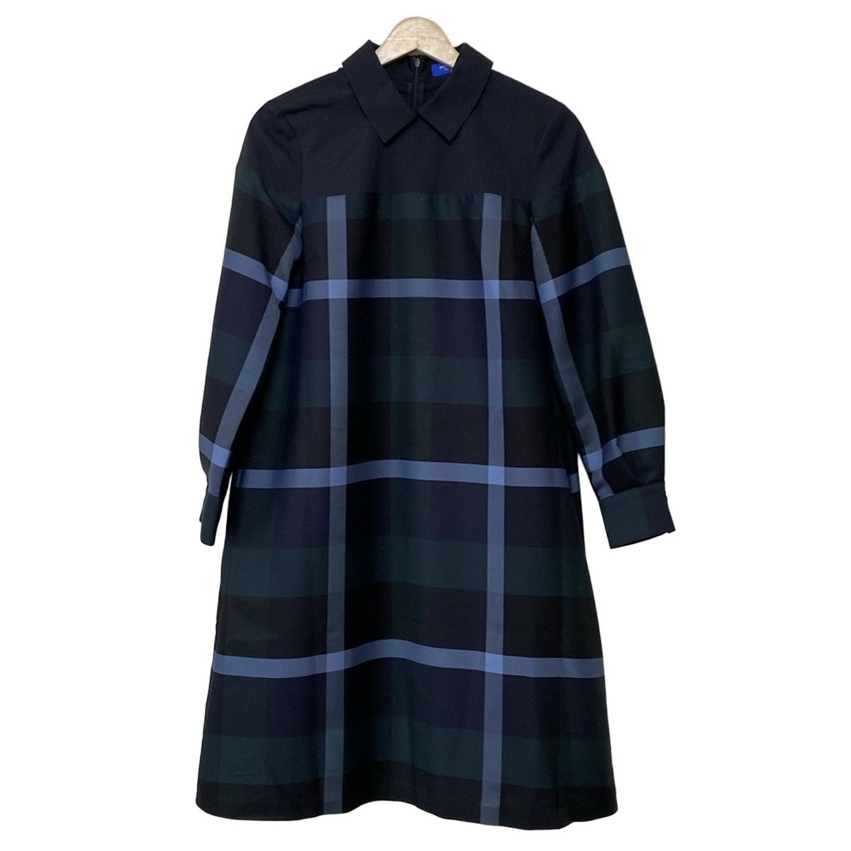 【美品】BLUE LABEL CRESTBRIDGE ワンピース 36サイズ ブルーレーベルクレストブリッジ ワンピース サイズ36 S レディース