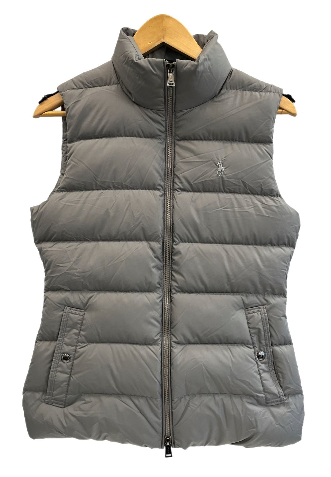 ラルフローレン RalphLauren POLO ポロ ダウンベスト ベスト グレー S