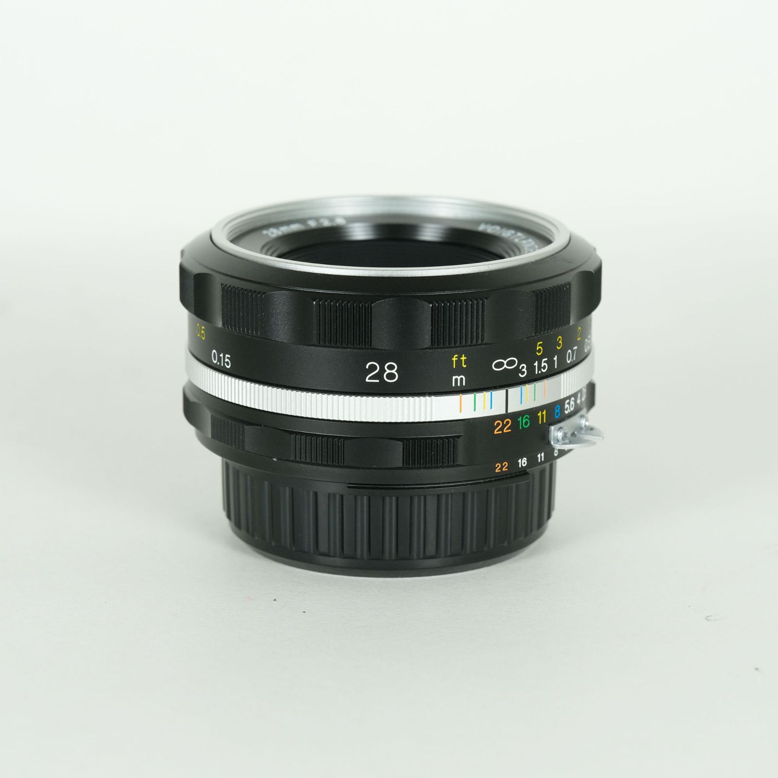 コシナ フォクトレンダー COLOR SKOPAR 28 mm F 2 8 Aspherical SL II S Ai シルバーリム Nikon Fマウント