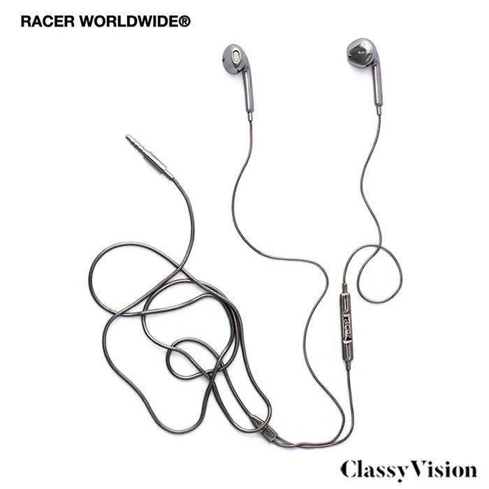 Racer Worldwide イヤホンネックレス シルバー - メルカリ