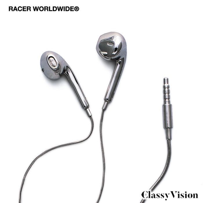 racer worldwide シルバーイヤホン(未使用) Racer Worldwide イヤホンネックレス シルバー - メルカリ